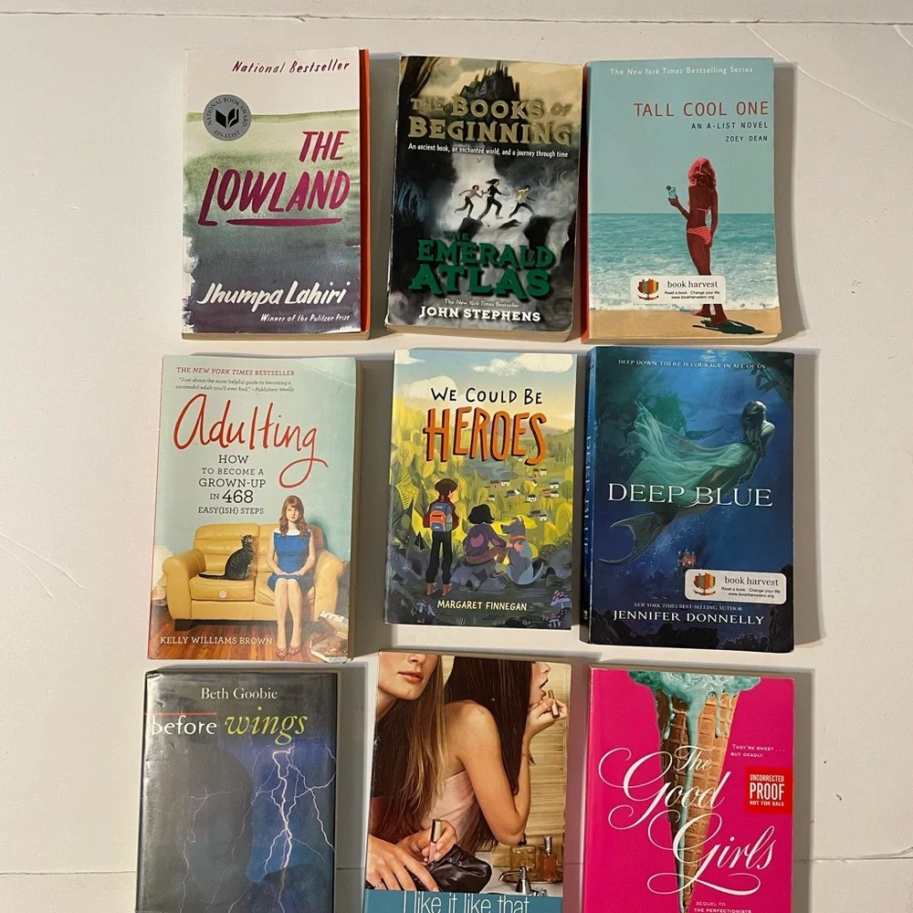 Collection of 9 Fiction Young Adult Books